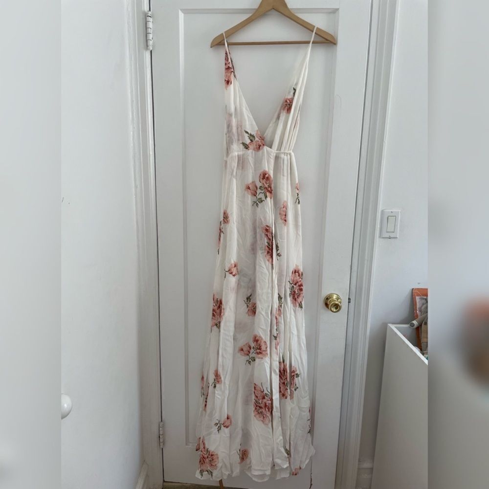Reformation Callalily Floral Wrap Maxi Dress in Henrietta - Picture 7 of 12